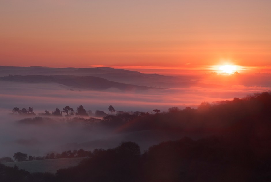 Sunrise over Bridport