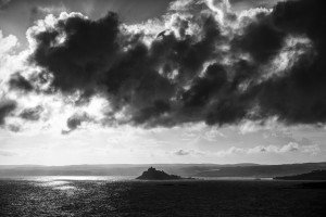St Michael's Mount (bw)